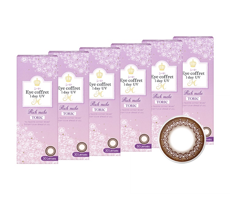 【社販】シード Eye coffret 1day UV M TORIC